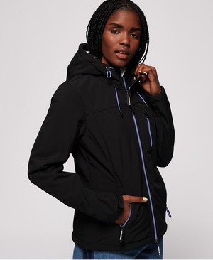 Superdry Winter Hooded SD-Windtrekker Női Kabát Fekete | UKIHN5841